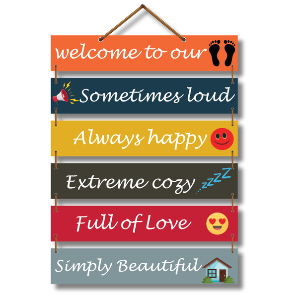 Welcome home wall hanging