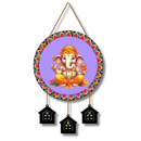 Ganapti Wooden Wall Hanging - ICraft asia