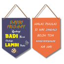 Baabu Moshaay Zindagi Badi Honi Chahyie Lambi Nahheee" Wall Hangings - ICraft asia