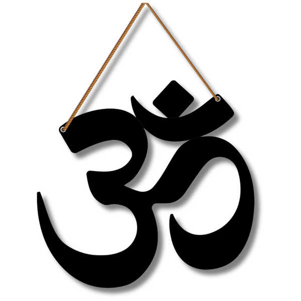 Black Om Wall Hanging