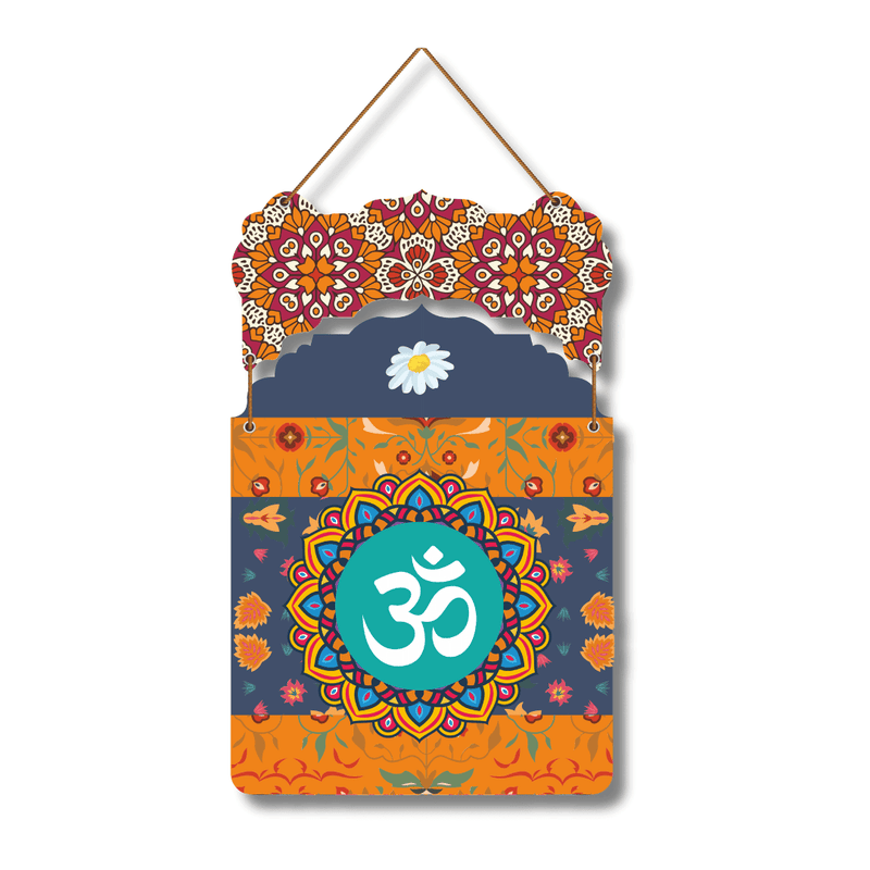 Om Mantra Wooden Wall Hanging