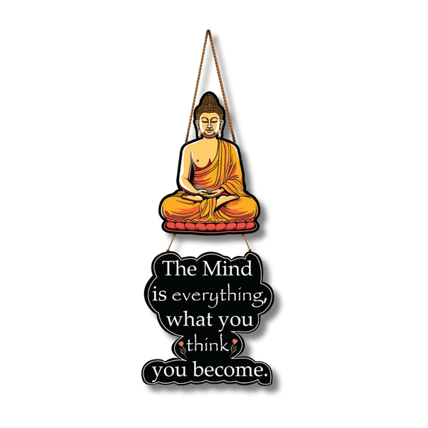 Gautam Buddha Wooden Wall Hanging