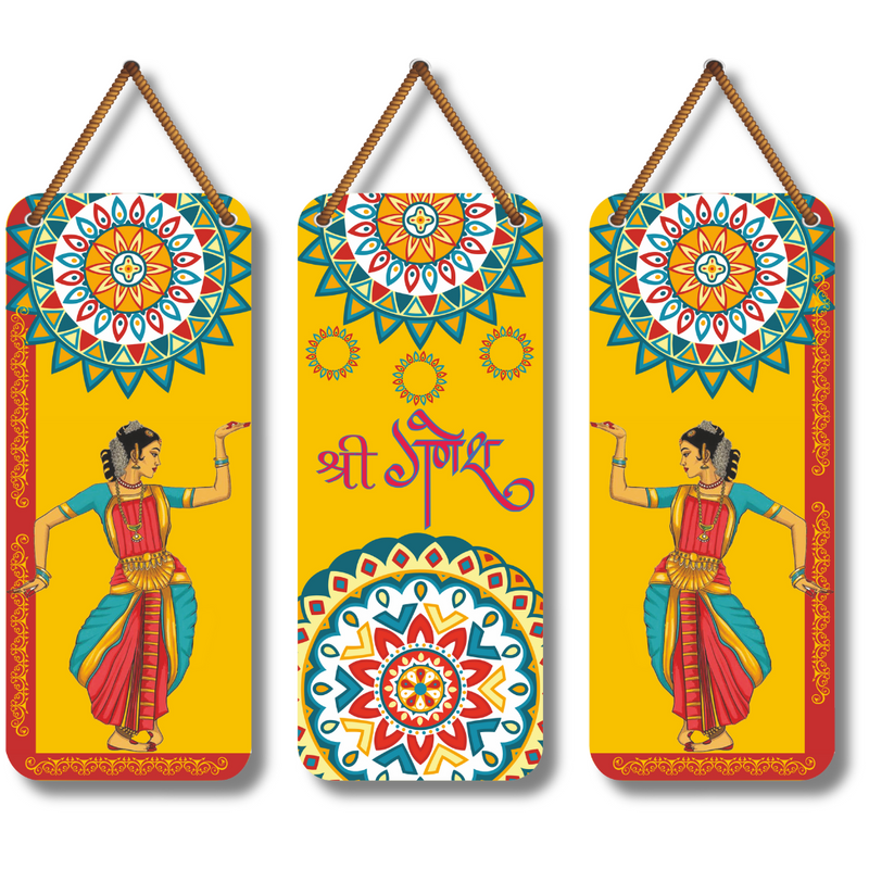 Shree Ganesh Latakan Wall Hanging