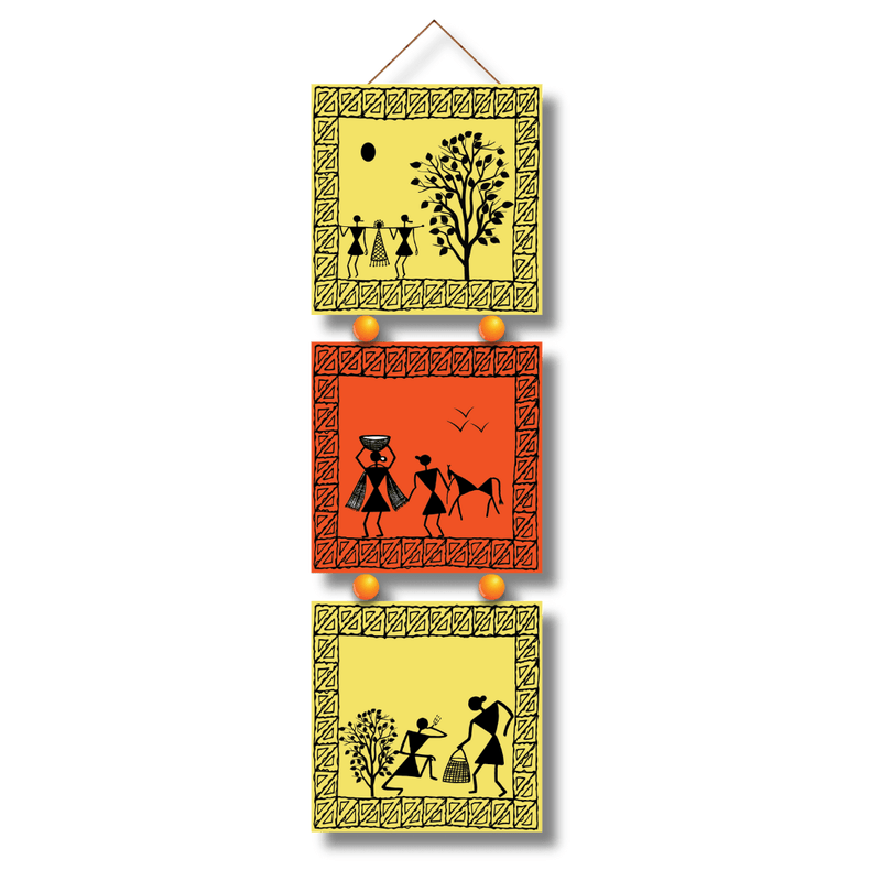 Warli art wall hanging