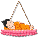 Bhudda Sleep Wall Hanging - ICraft asia