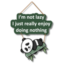 I Am Not Lazy Wooden Wall Hanging - ICraft asia