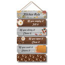 Kitchen Rule Wall Hanging - ICraft asia