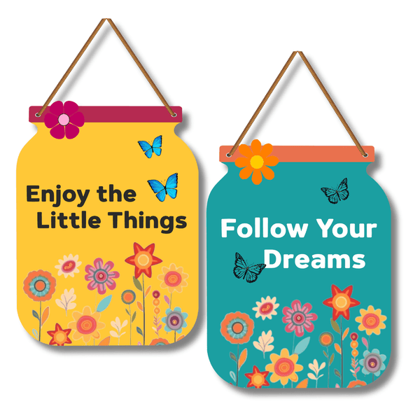 Enjoy The Little Things Wooden Wall Hanging