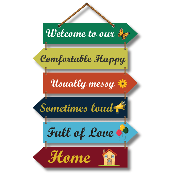 Welcome to our house wall hanging