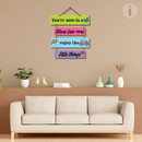 You r now in a stress free zone wall hanging - ICraft asia