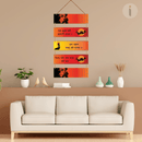 Hanuman Mantra Square Shape Wall Hanging - ICraft asia