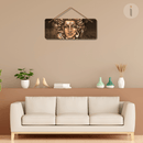 Shiv Bholenath Wooden Wall Hanging - ICraft asia