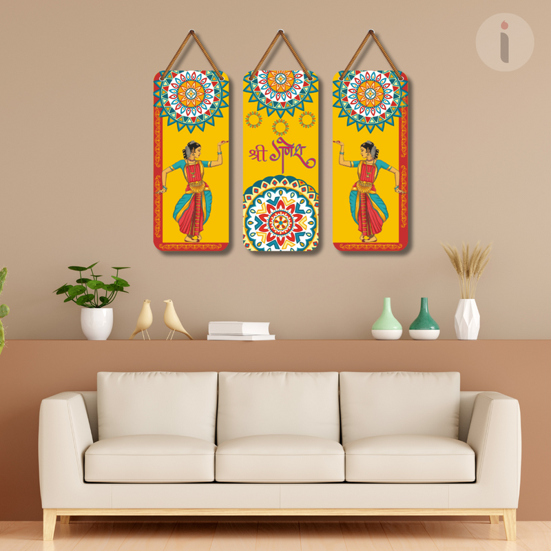 Shree Ganesh Latakan Wall Hanging