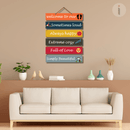 Welcome home wall hanging - ICraft asia