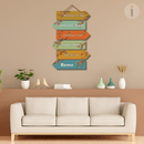 Welcome to our home Wooden wall hanging - ICraft asia