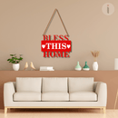 Bless This Home Wooden Wall Hanging - ICraft asia