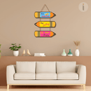 Stay Positive Wooden Wall Hanging - ICraft asia