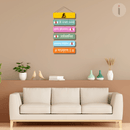 Mahamrityunjaya Mantra Colour Wall Hanging - ICraft asia