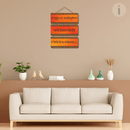Om Bhur Bhuva Swaha Design Wall Hanging - ICraft asia