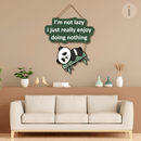 I Am Not Lazy Wooden Wall Hanging - ICraft asia