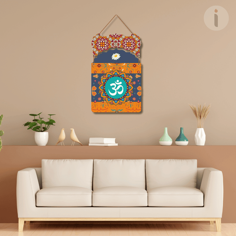 Om Mantra Wooden Wall Hanging