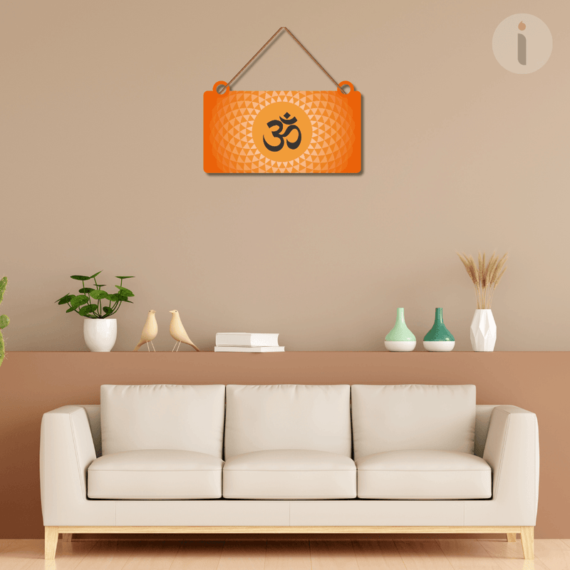 Design Om Wooden Wall Hanging