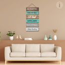 Be Positive Decorative Wall Hanging Wooden Art - ICraft asia