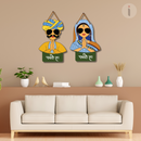Padharo Sa Couple Wall Hanging - ICraft asia