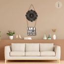 Positive energy and high vibes Decorative Wall Hanging Wooden Art - ICraft asia