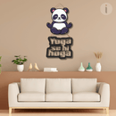 Yoga Se Hi Hoga Wooden Wall Hanging - ICraft asia