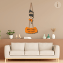 My Eyes On You Wooden Wall Hanging - ICraft asia