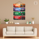 Naruto Hidden Leaf Village Heroes Wooden wall hanging - ICraft asia