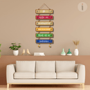 Om Bhur Bhuva Suha wooden wall hanging - ICraft asia