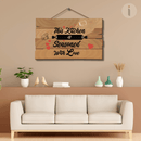 This Kitchen is Seasoned With Love' Wooden Wall Hanging - ICraft asia