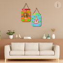 Folk Dances Wooden Wall Hanging - ICraft asia