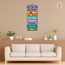 Family rules wall hanging - ICraft asia