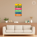Om Bhur Bhuva Swaha Colour Wall Hanging - ICraft asia