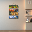 Demon Slayer Wooden Wall Hanging - ICraft asia