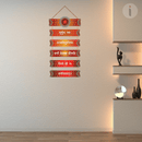 Gayatri Mantra Wooden Wall Hanging - ICraft asia
