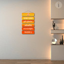 Mahamrityunjaya Mantra Wooden Wall Hanging - ICraft asia