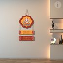 Ganesh Mantra Wooden Wall Hanging - ICraft asia