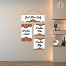 Good Vibes Decorative Wall Hanging Wooden Art - ICraft asia