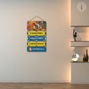 Shree Ganesh Mantra With Photo Wall Hanging - ICraft asia