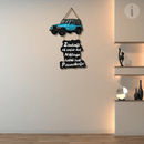 Adventure and Car Wooden Wall Hanging - ICraft asia