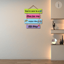 You r now in a stress free zone wall hanging - ICraft asia