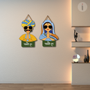 Padharo Sa Couple Wall Hanging - ICraft asia