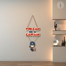 You Can Be The Captain Decorative Wooden Wall Hanging - ICraft asia