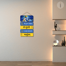 Shree Krishna Govind Hare Murari Wall Hanging with photo - ICraft asia