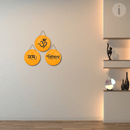 Om Namah Shivay Wooden Wall Hanging - ICraft asia