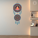 Buddha Dharm Chakraa Wooden Wall Hanging - ICraft asia